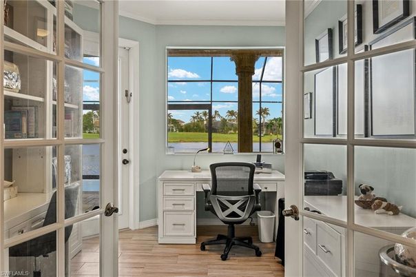 Home Office, Interior, Water, Wood Texture Flooring