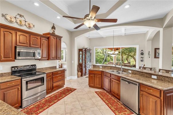 Interior, Kitchen, Recessed Lighting, Stainless Steel Appliances