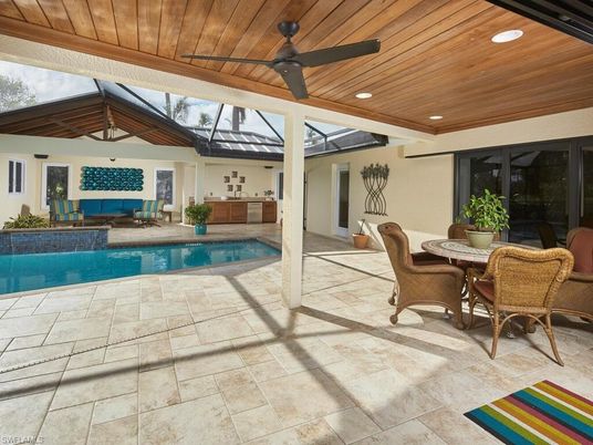 Glass Ceilings, Interior, Pool, Recessed Lighting, Sun Room, Wooden Ceilings