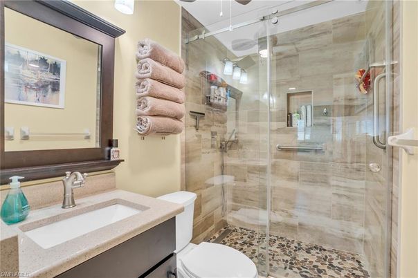 Bathroom, Glass Shower, Interior