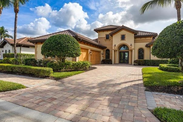Attached, Backyard, Exterior, Facade, Mediterranean