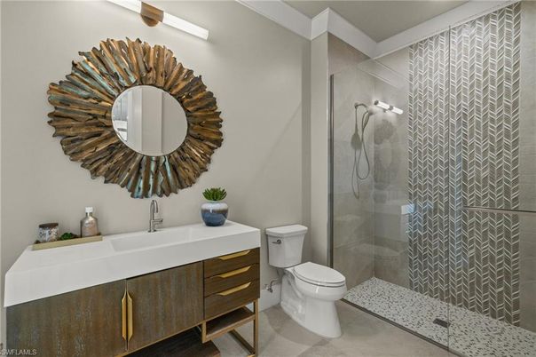 Bathroom, Glass Shower, Interior