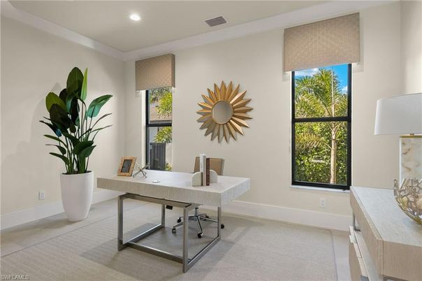 Home Office, Interior, Recessed Lighting