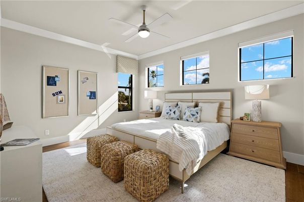 Bedroom, Interior, Wood Texture Flooring
