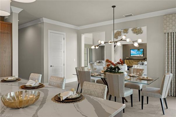 Dining room, Interior, Pendant Lights