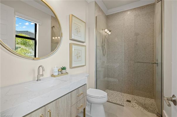 Bathroom, Glass Shower, Interior