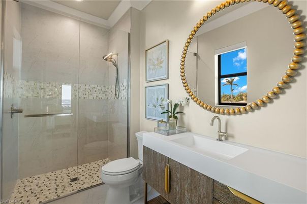 Bathroom, Glass Shower, Interior