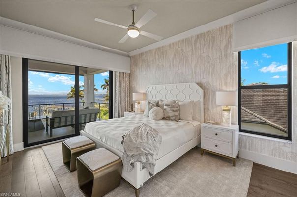 Bedroom, Interior, Water, Wood Texture Flooring