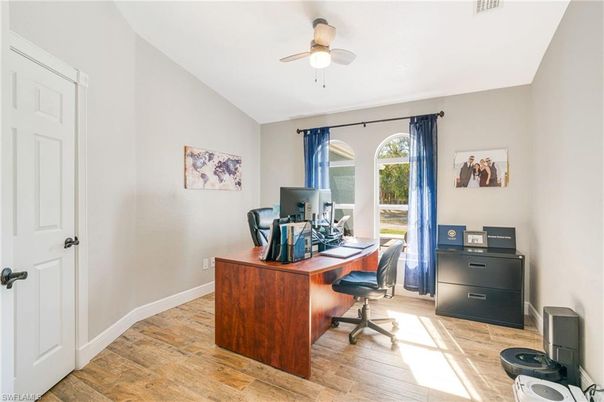 Home Office, Interior, Wood Texture Flooring