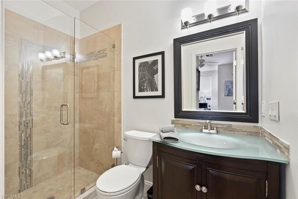 Bathroom, Glass Shower, Interior
