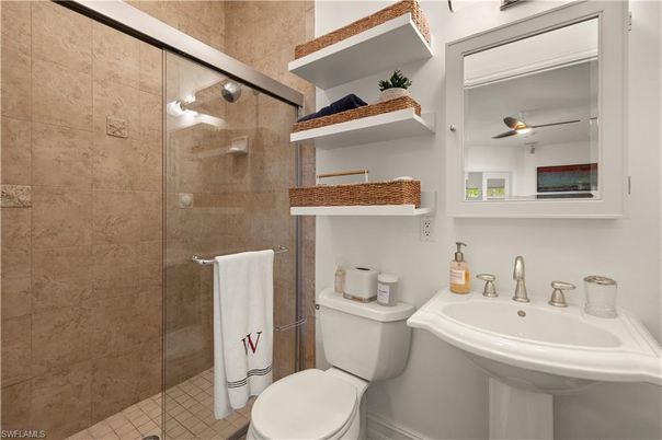 Bathroom, Glass Shower, Interior