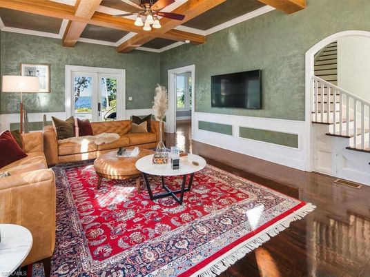 Interior, Living room, Wooden Beams, Wood Texture Flooring