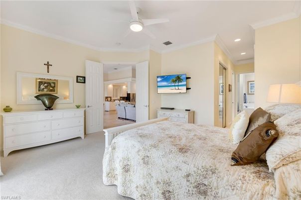 Bedroom, Interior, Recessed Lighting