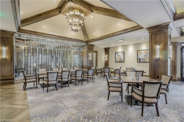 Chandelier, Dining room, Interior, Recessed Lighting, Wooden Beams