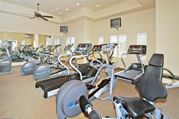 Fitness Equipment, Gym, Interior, Recessed Lighting