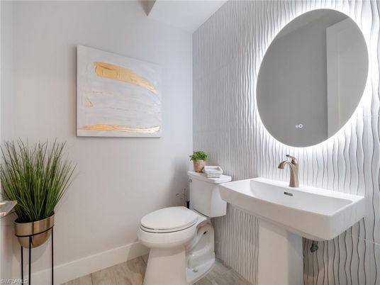 Bathroom, Interior, Wood Texture Flooring