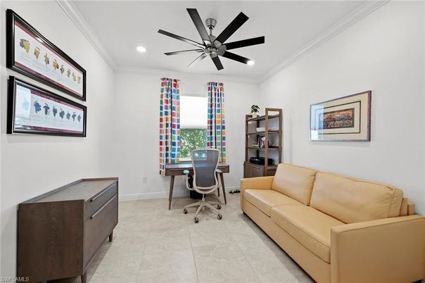 Home Office, Interior, Recessed Lighting