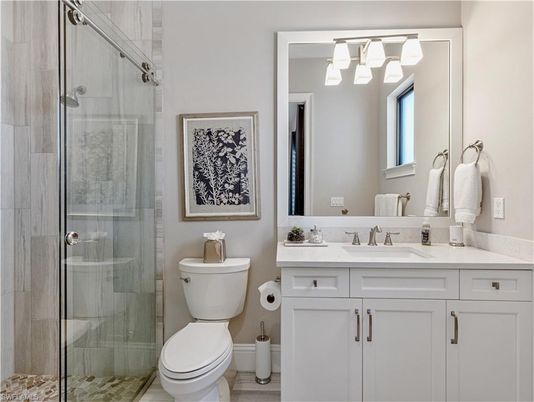 Bathroom, Glass Shower, Interior