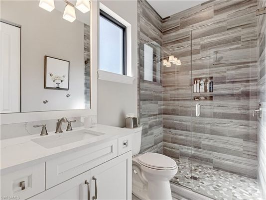 Bathroom, Glass Shower, Interior