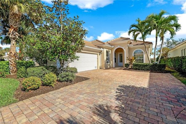 Attached, Backyard, Exterior, Facade, Mediterranean