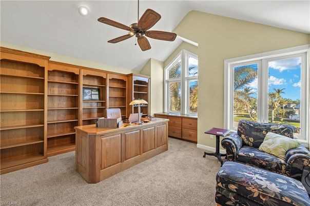 Home Office, Interior, Recessed Lighting
