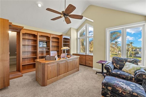 Home Office, Interior, Recessed Lighting