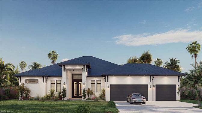 Attached, Exterior, Facade, Modern