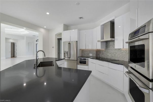 Interior, Kitchen, Recessed Lighting, Stainless Steel Appliances