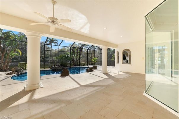 Glass Ceilings, Interior, Pool, Recessed Lighting, Sun Room