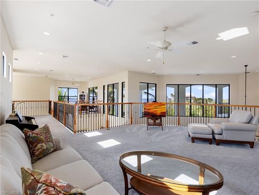 Interior, Living room, Recessed Lighting
