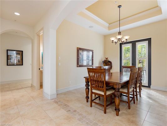 Chandelier, Dining room, Interior, Recessed Lighting