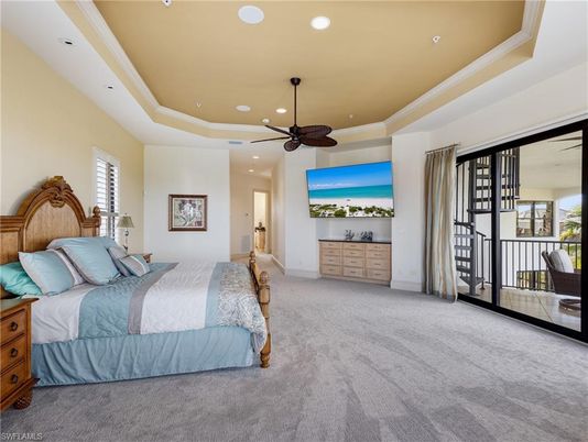Bedroom, Interior, Recessed Lighting