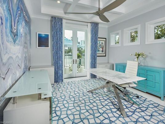 Home Office, Interior, Recessed Lighting