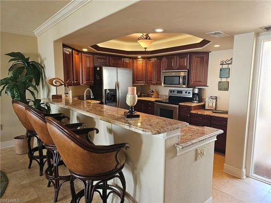 Interior, Kitchen, Recessed Lighting, Stainless Steel Appliances