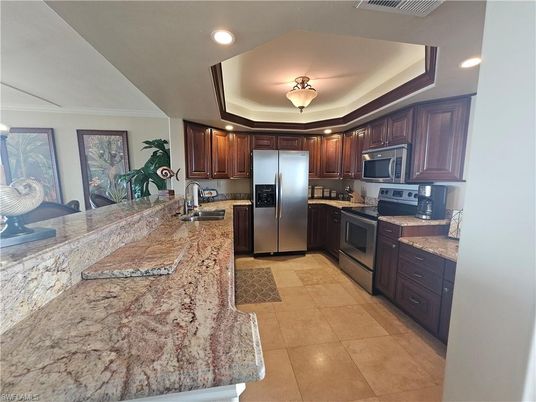 Interior, Kitchen, Recessed Lighting, Stainless Steel Appliances