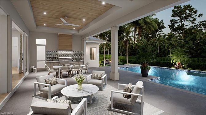 Exterior, Pool, Recessed Lighting