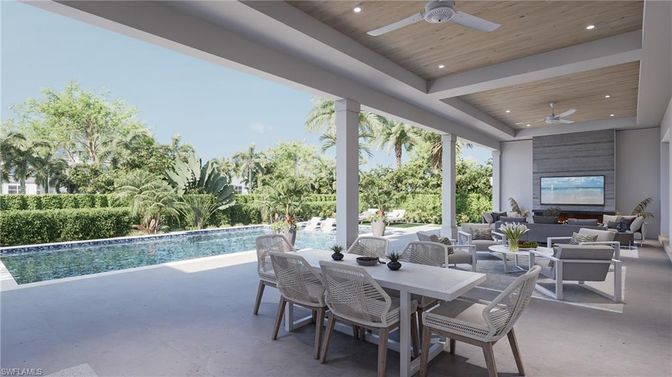 Exterior, Pool, Recessed Lighting