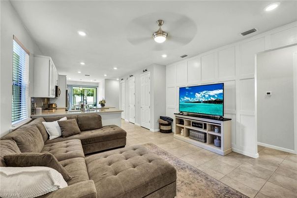 Interior, Kitchen, Living room, Recessed Lighting