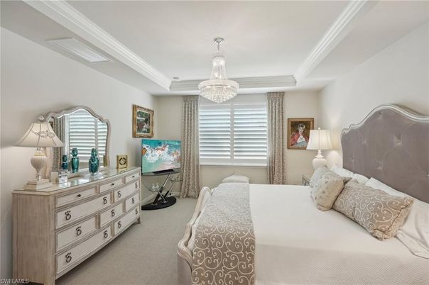 Bedroom, Chandelier, Interior
