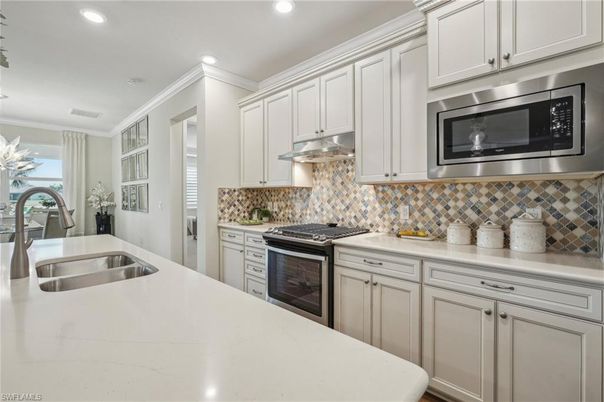 Interior, Kitchen, Recessed Lighting, Stainless Steel Appliances