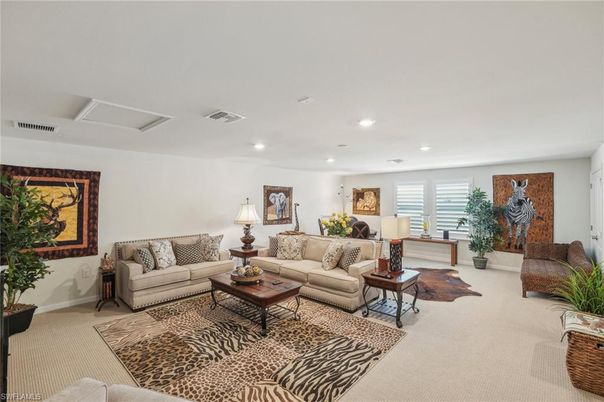 Interior, Living room, Recessed Lighting