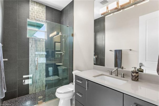 Bathroom, Glass Shower, Interior