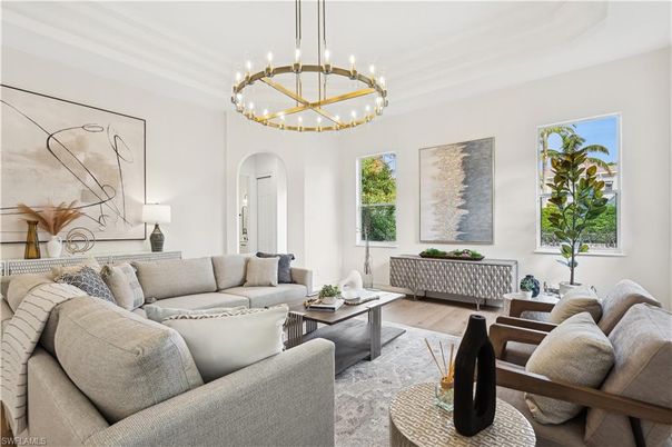 Interior, Living room, Pendant Lights, Wood Texture Flooring
