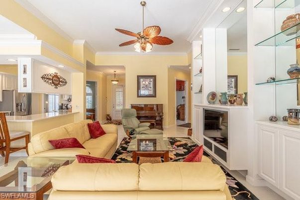 Dining room, Fireplace, Interior, Kitchen, Living room, Pendant Lights, Recessed Lighting