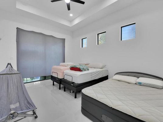 Bedroom, Interior, Recessed Lighting