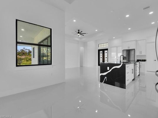 Interior, Kitchen, Marble, Recessed Lighting