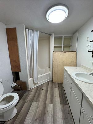 Bathroom, Dual Sink Vanities, Interior, Wood Texture Flooring