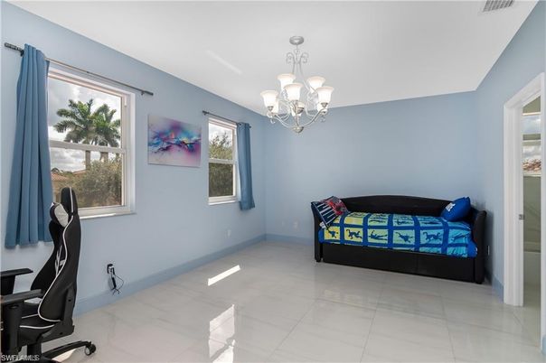 Chandelier, Home Office, Interior