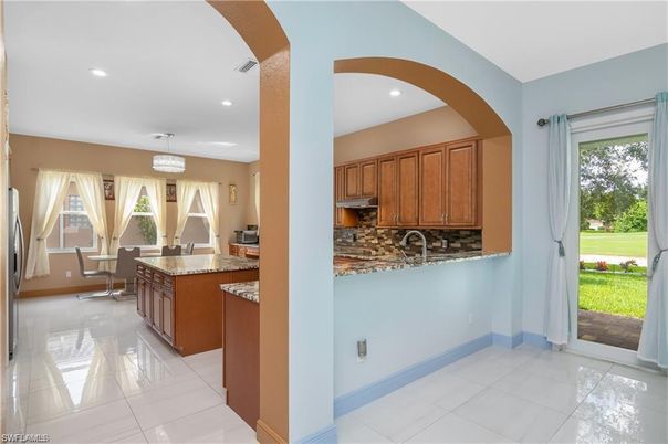 Dining room, Interior, Kitchen, Pendant Lights, Recessed Lighting