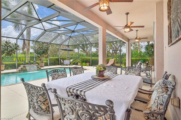 Dining room, Glass Ceilings, Interior, Pool, Sun Room